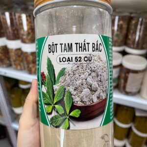 Công Dụng Và Cách Dùng Bột Tam Thất (50-52củ/kg)