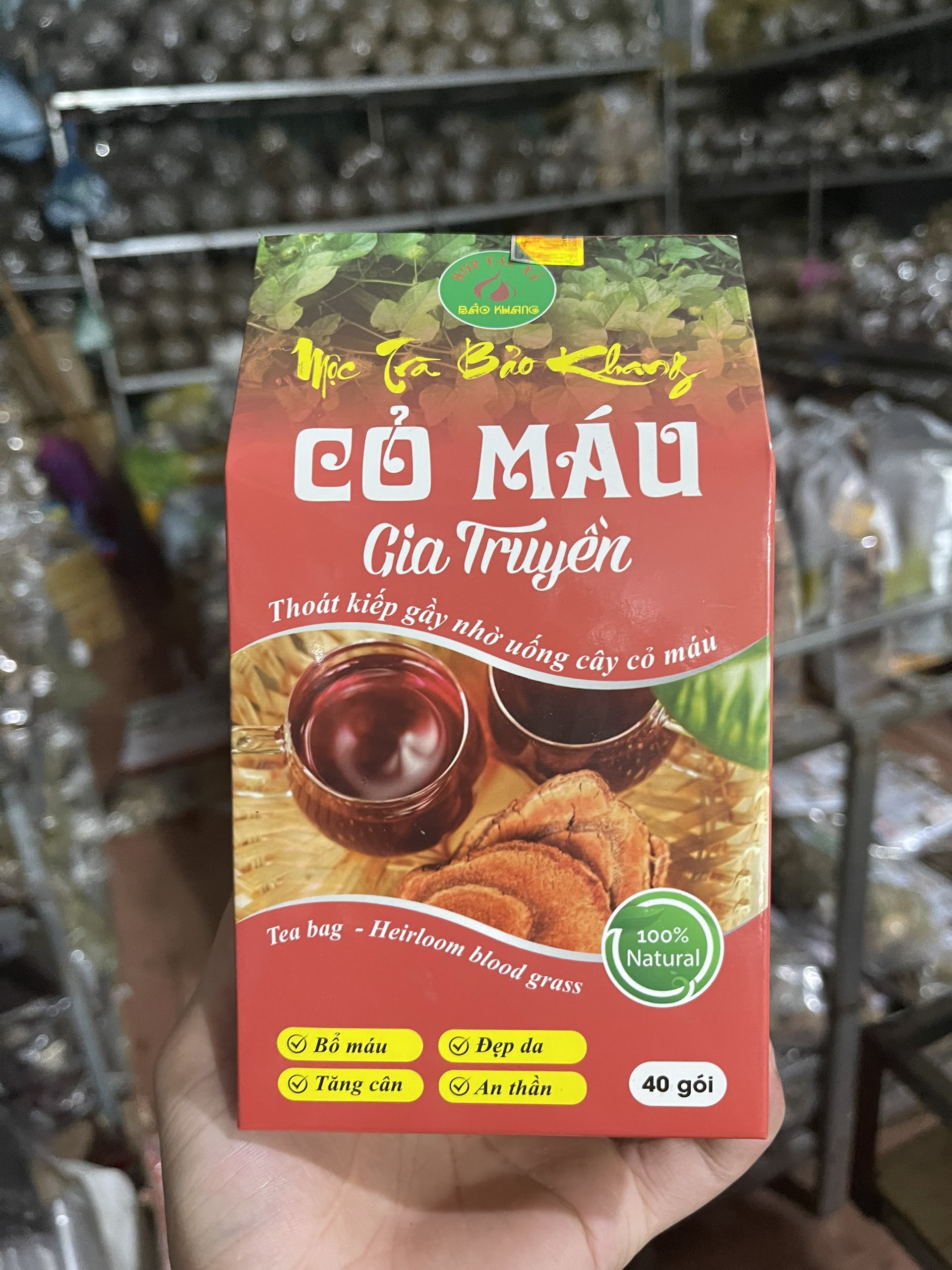 trà túi lọc cỏ máu 1