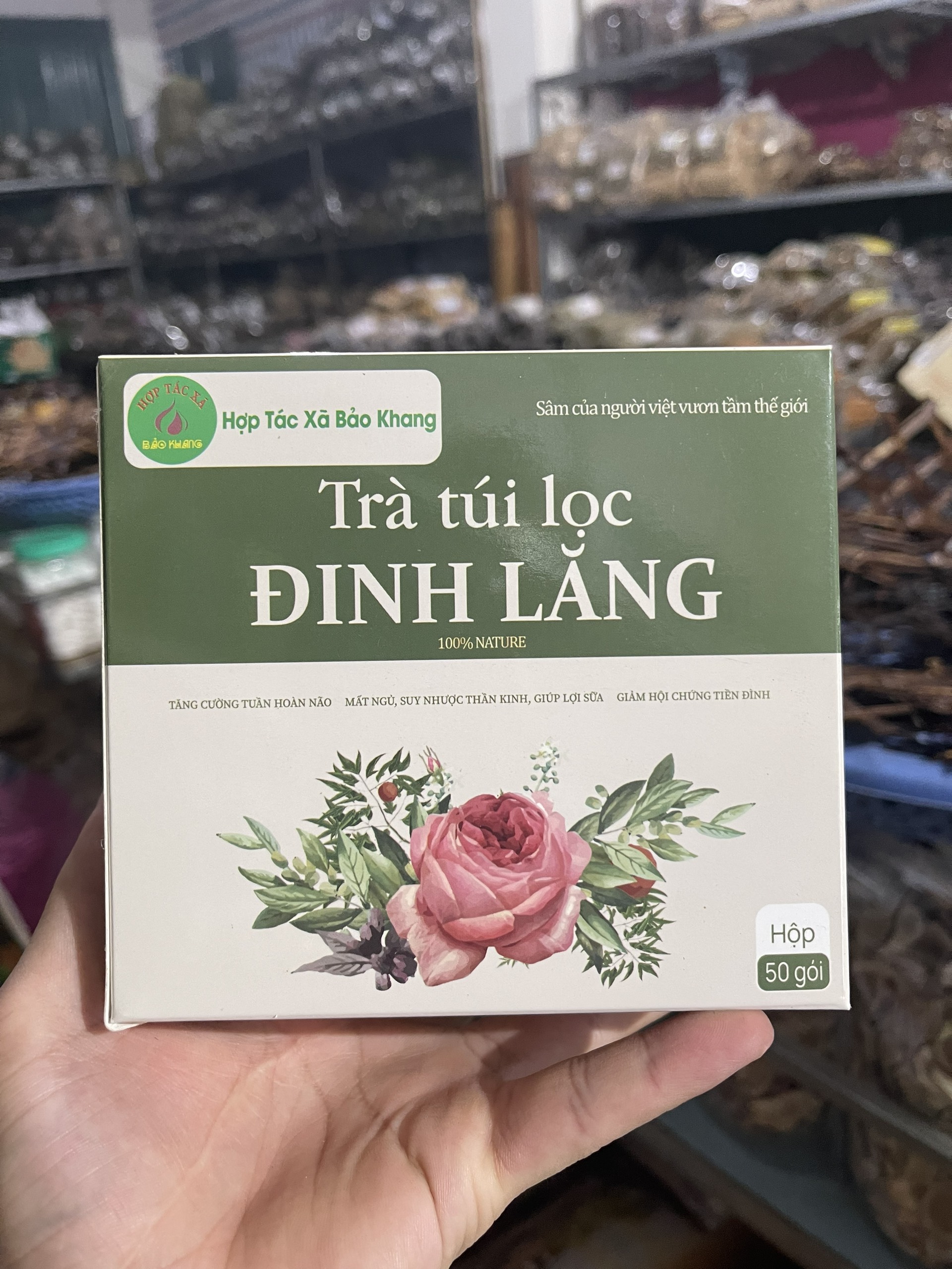 trà túi lọc đinh lăng 1
