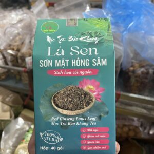 Trà Túi Lọc Lá Sen Sơn Mật Hồng Sâm Bảo Khang