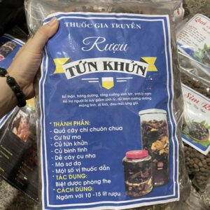 Thang Ngâm Rượu Tứ Khửn Xanh - Bổ Thận Tráng Dương