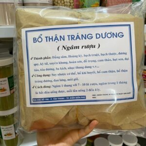 Thang Thuốc Ngâm Rượu Bổ Thận Tráng Dương