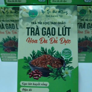 Trà Túi Lọc Gạo Lứt Lá Hoa Đu Đủ Đực Bảo Khang