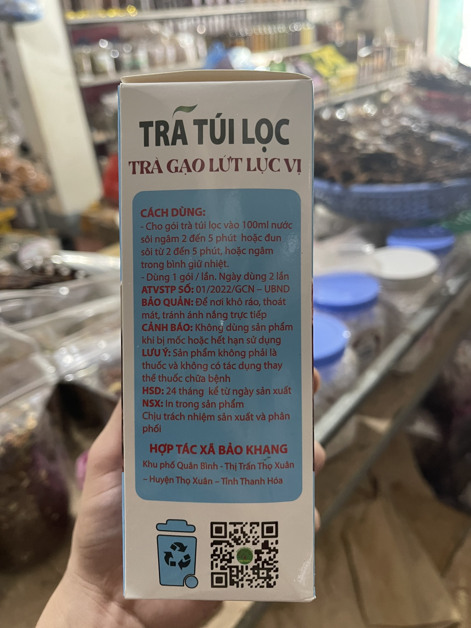 trà túi lọc gạo nứt lục vị 2