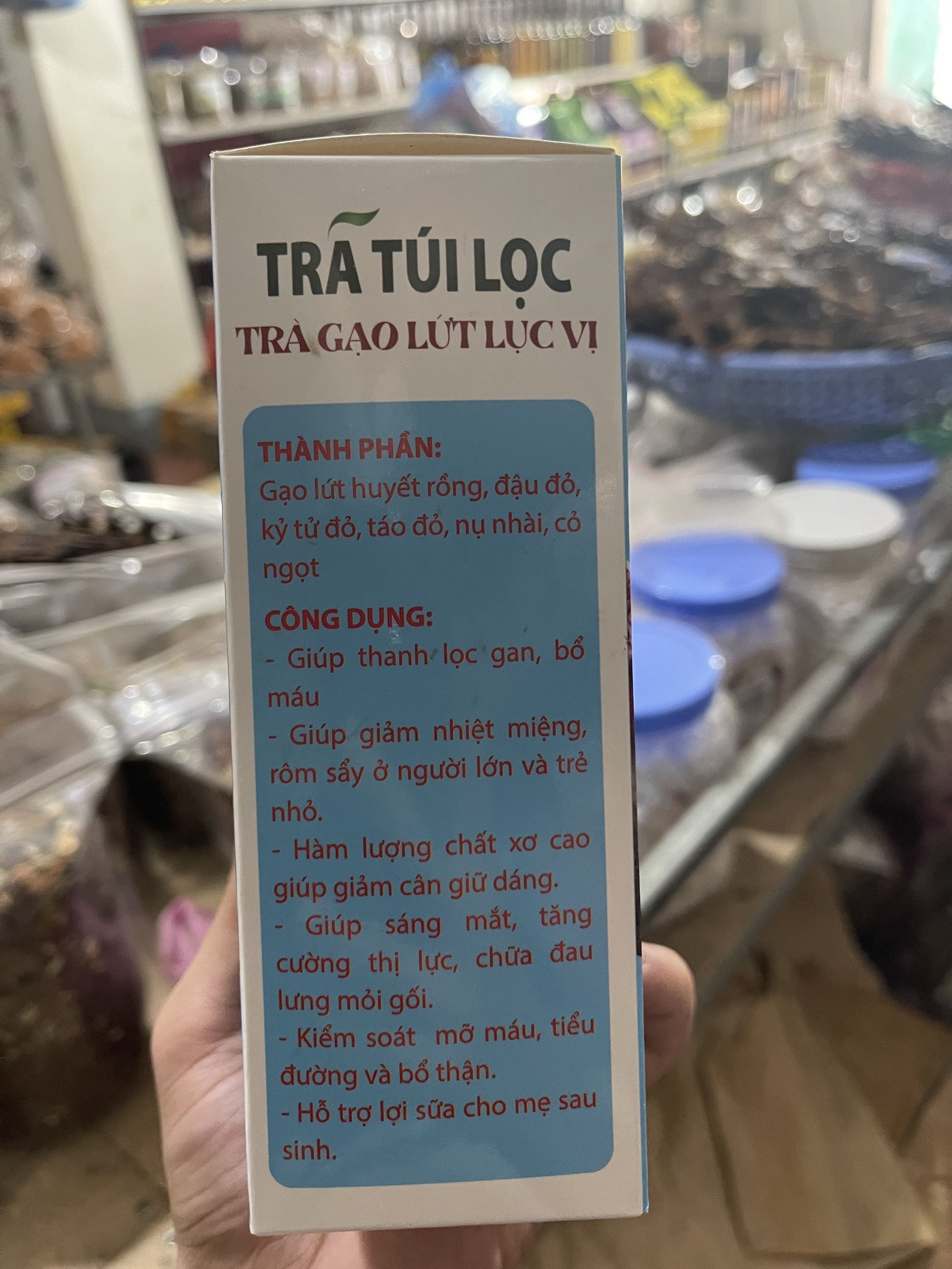 trà túi lọc gạo nứt lục vị 3